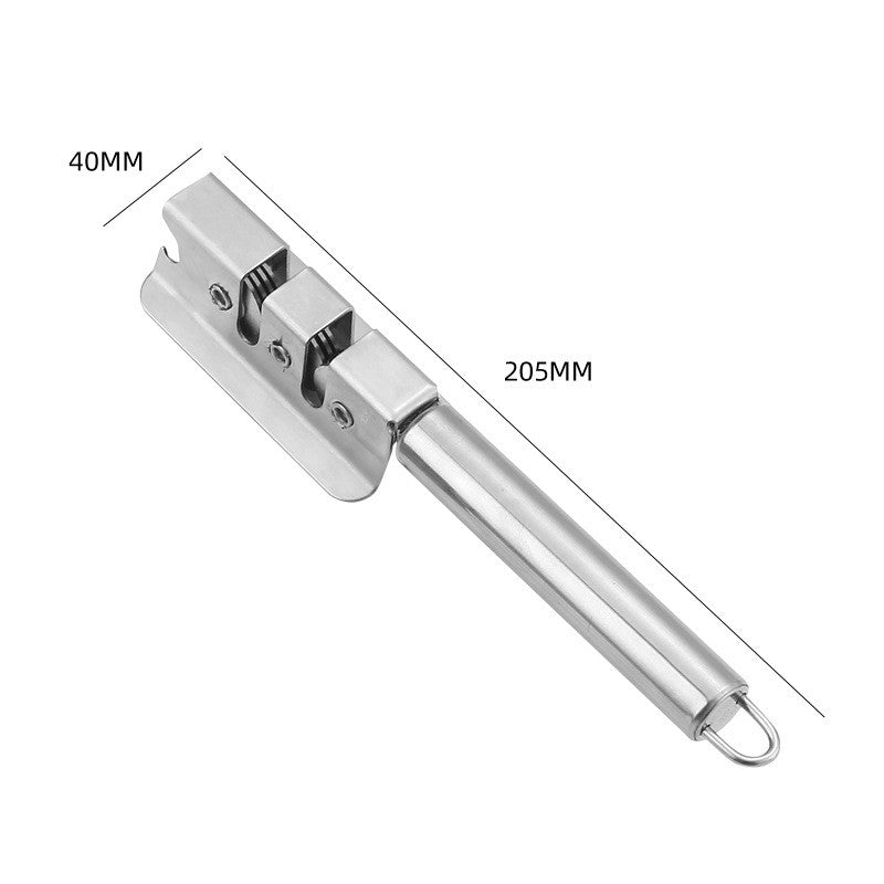 Kitchen Polishing Sharpener Plastic Handle Multifunctional