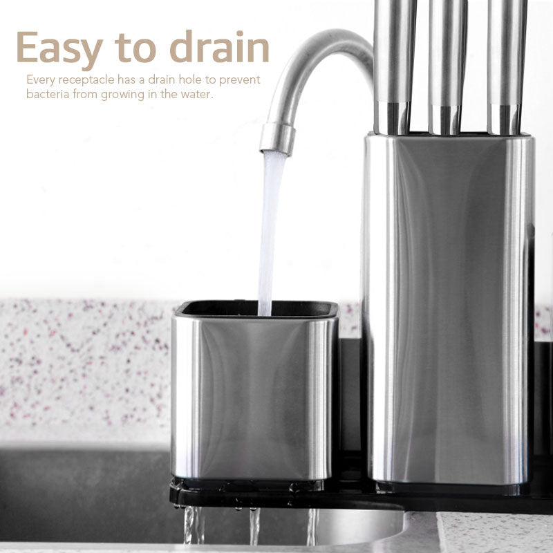Stainless Steel Knife Holder 8 Inch Set Of Device Rack