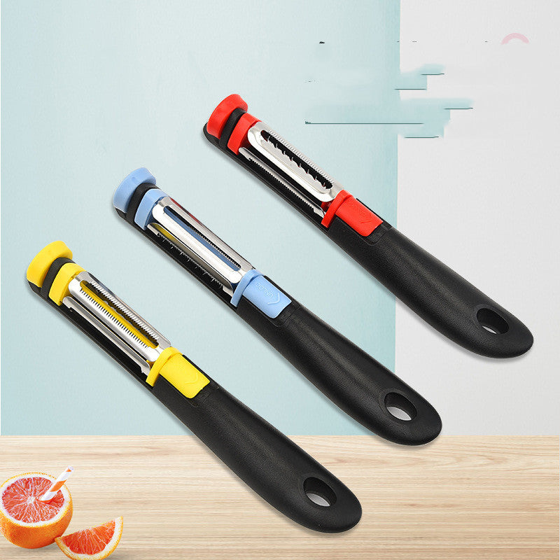 Multifunctional Peeling Knife Stainless Steel Kitchen Fruit Peeler