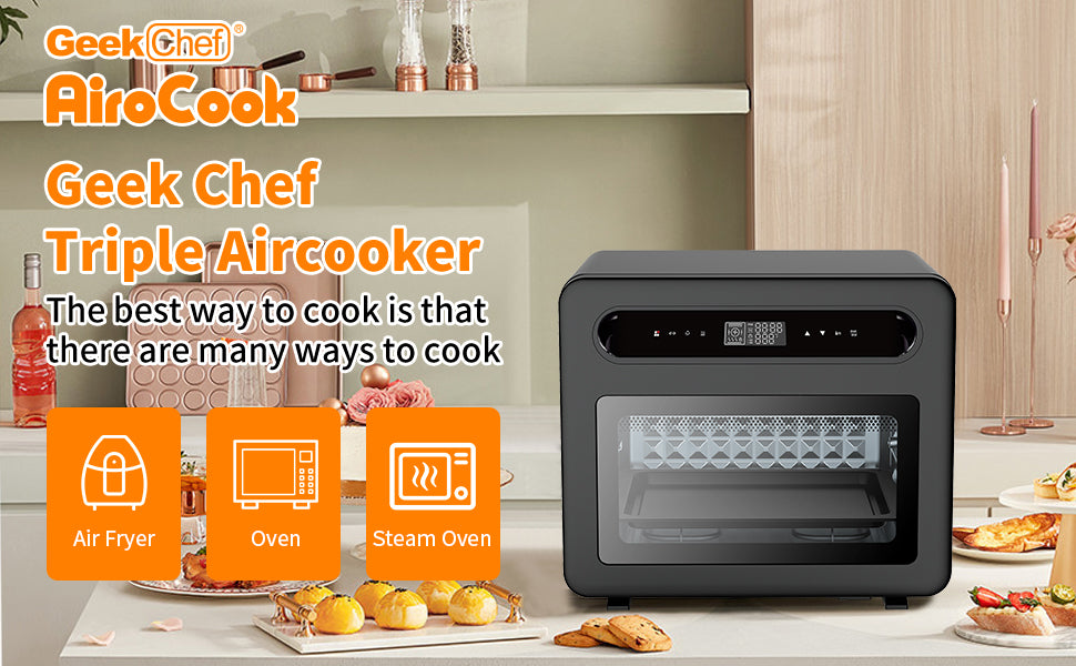 Steam Convection Oven Countertop Cooking Presets