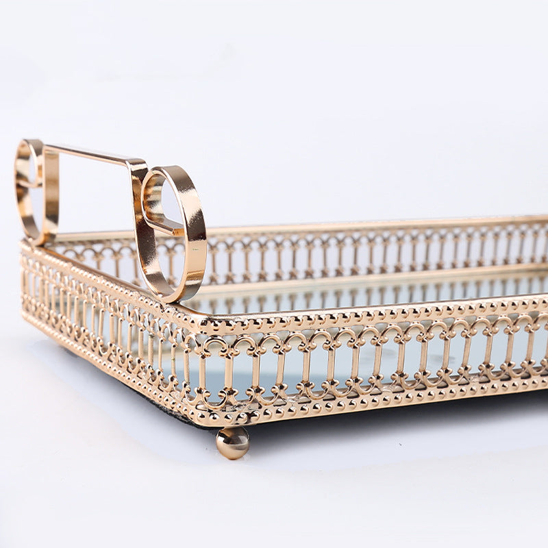 Decorative Ornaments Rectangular Fruit Pastry Tray