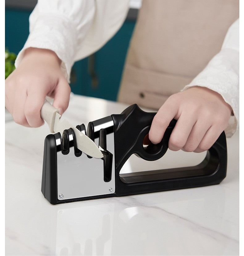 Four-in-one Kitchen Knife Sharpening Stick Fixed Angle Sharpener