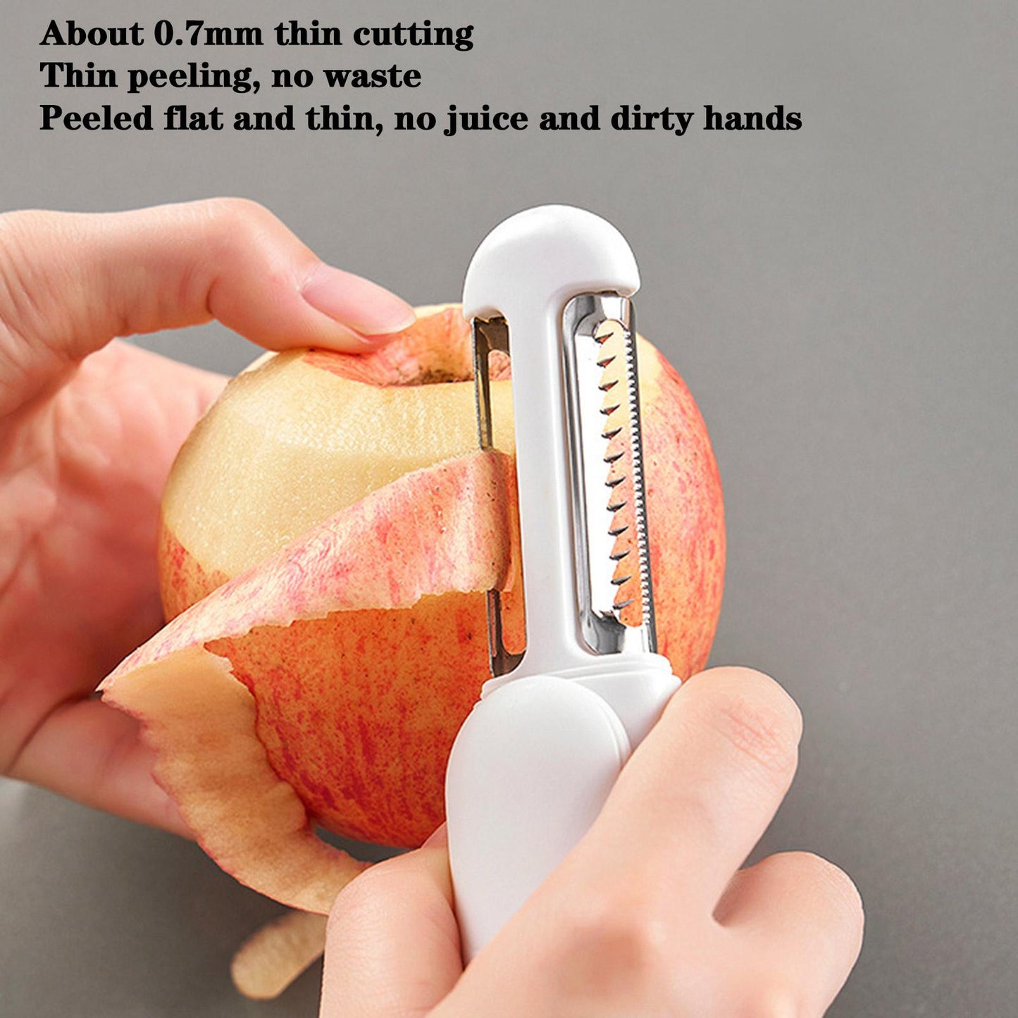 360 Rotating Stainless Steel Peeler 3 In 1 Multifunctional Rotary