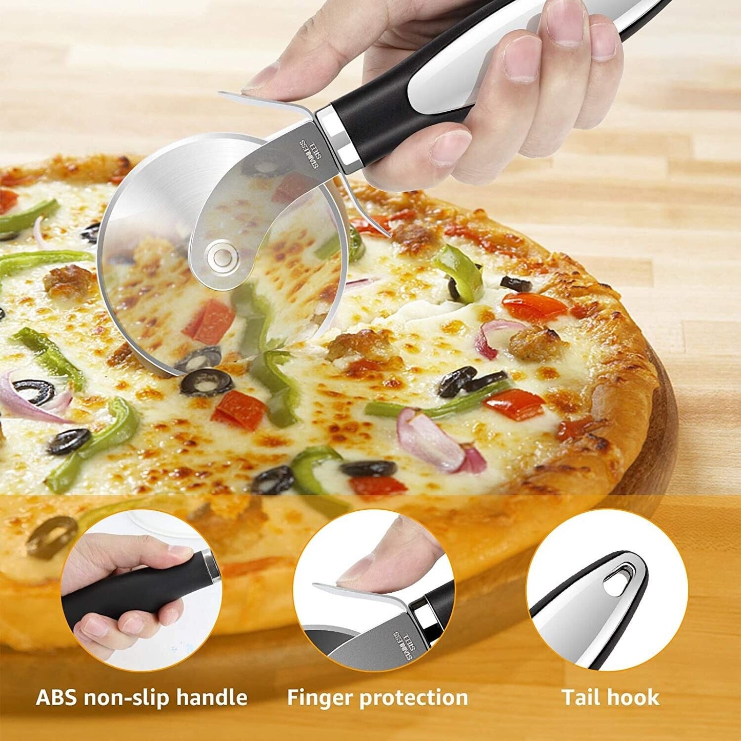 Pizza Cutter Wheel Kitchen Pizza Slicer Cutting Tool
