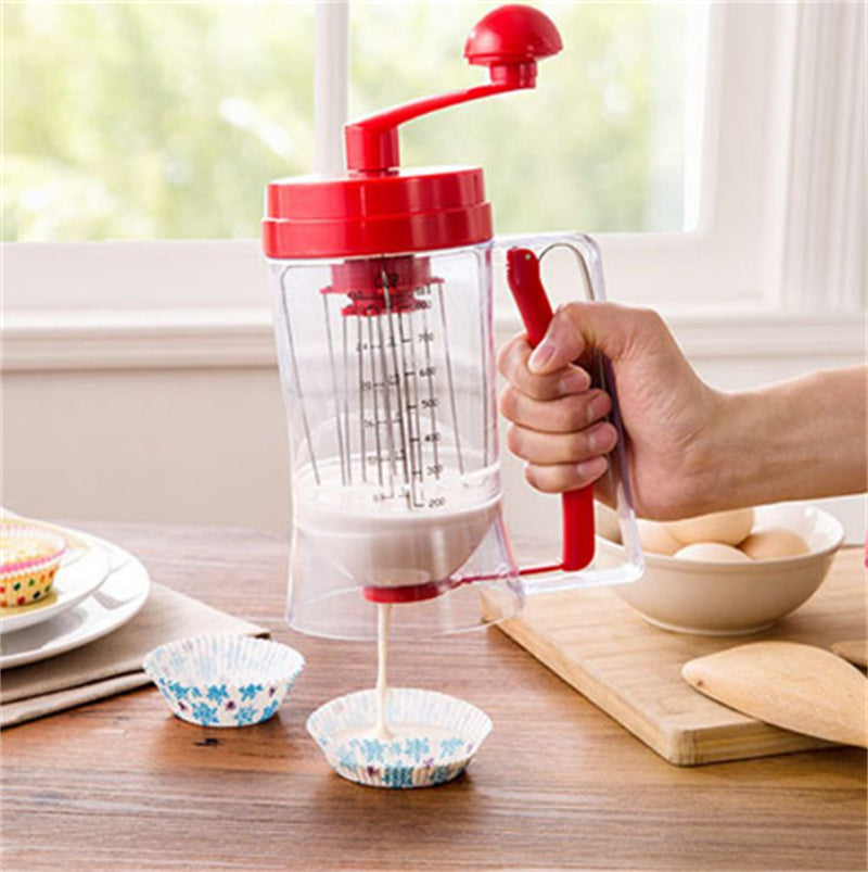 1Pc Baking Pastry Manual Pancake Mixer Machine Cupcake Funnel Batter