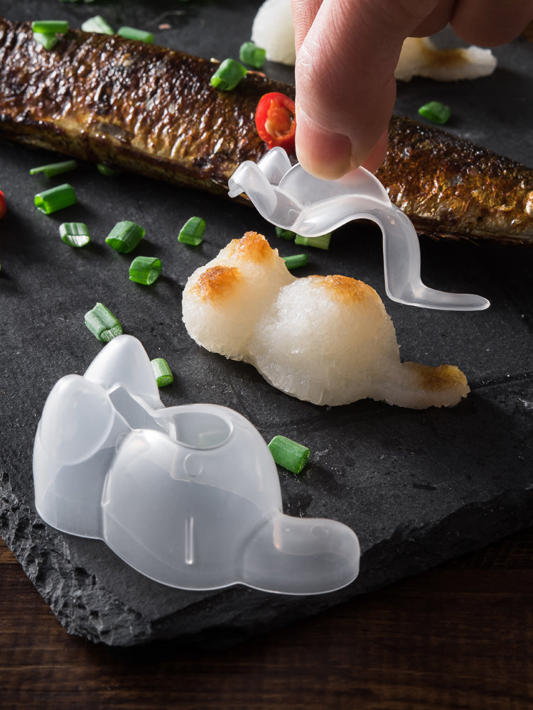 Kitchen Cat Rice Ball Japanese Cuisine Grinder Sushi Embossing Tool