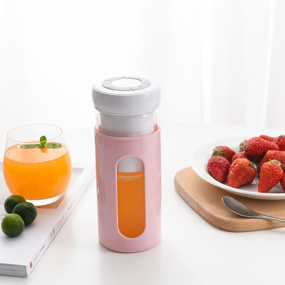 Portable Blender Electric Fruit Juicer USB Rechargeable Smoothie