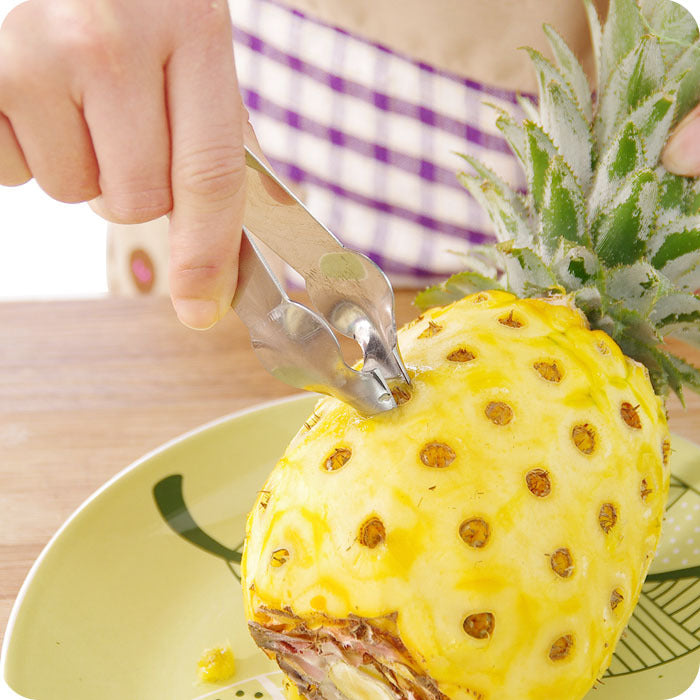Stainless Steel Pineapple Eye-removing Clip Creative Kitchen Tools