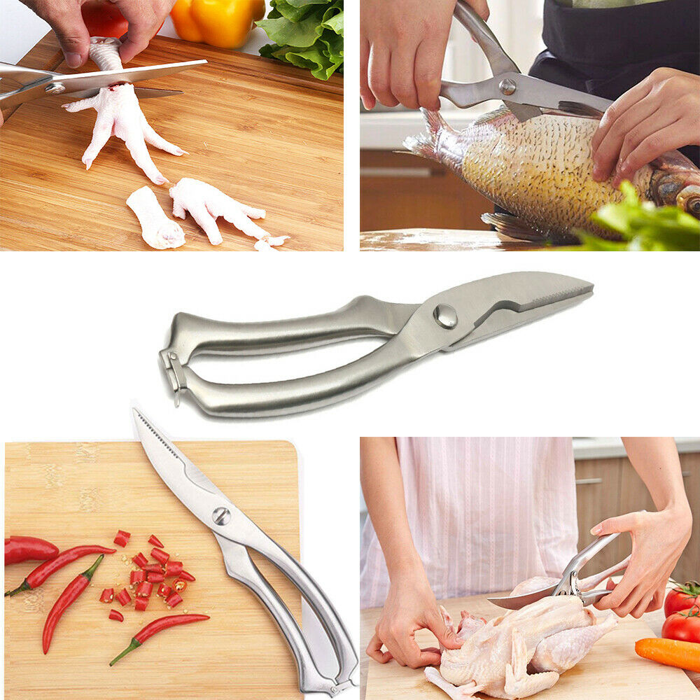 Knives Kitchen Shears Stainless Steel Fish Chicken Bone Scissors