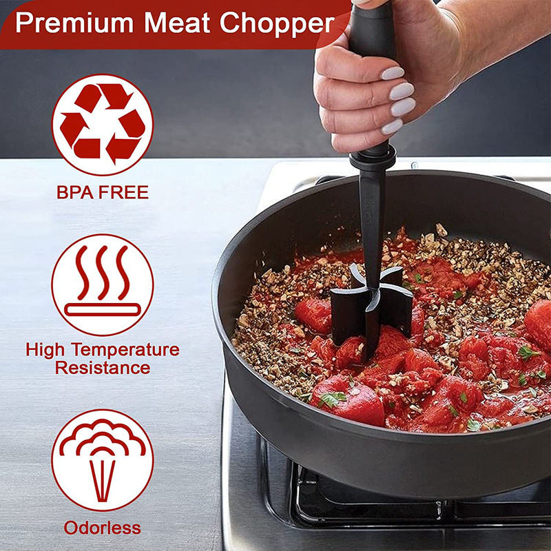 Multifunctional Meat Chopper Heat Resistant Meat Masher