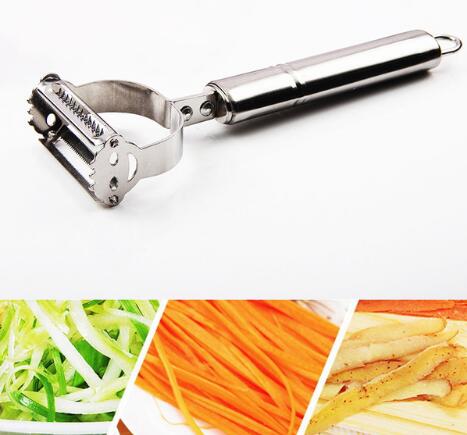 2 in1 Stainless Steel Potato Grater Julienne Peeler Kitchen Accessories