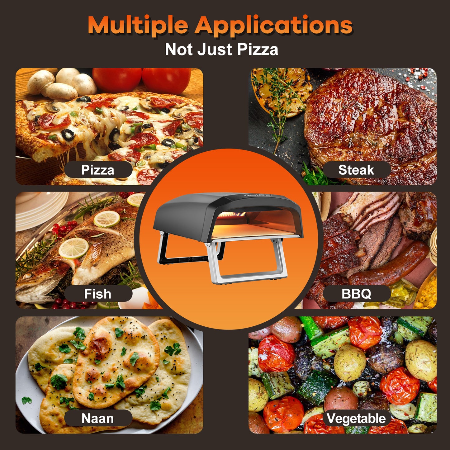 Geek Chef Gas Pizza Oven, Pizza Ovens