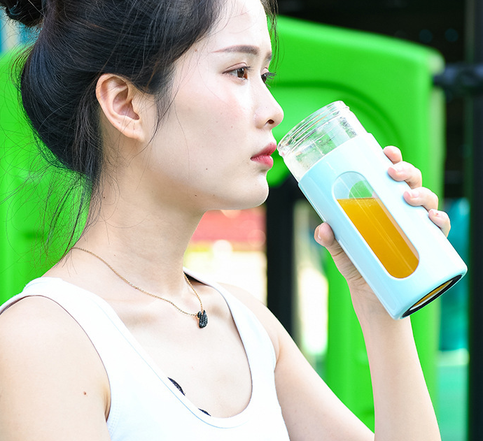 Portable Blender Electric Fruit Juicer USB Rechargeable Smoothie