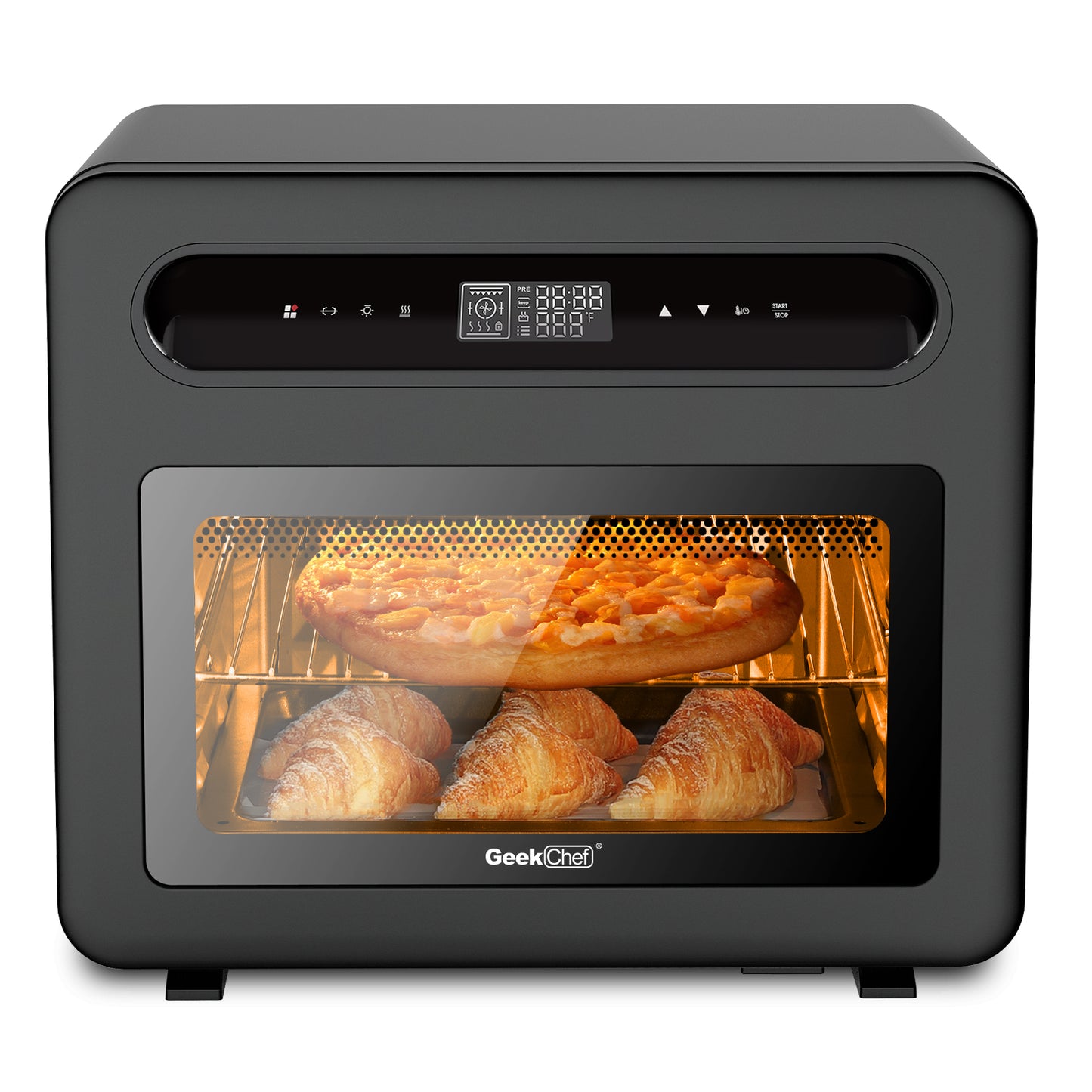 Steam Convection Oven Countertop Cooking Presets