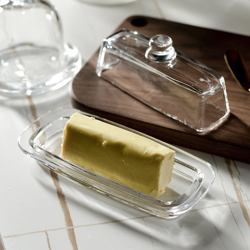Display Dust-proof Glass Cover Dim Sum Tray Pastry Plate