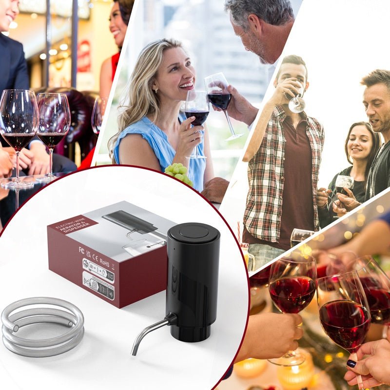 Electric Wine Aerator And Decanter Pump Dispenser Wine Decanter