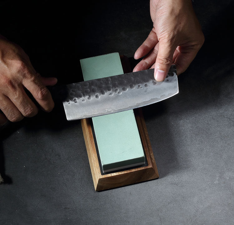 Fine Spatula And Stone Sharpener