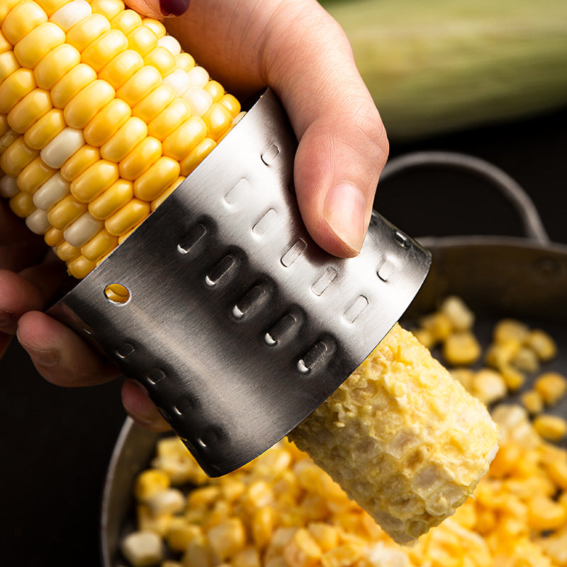 Stainless Steel Corn Planer Thresher Rotary Corn Grain Peeler