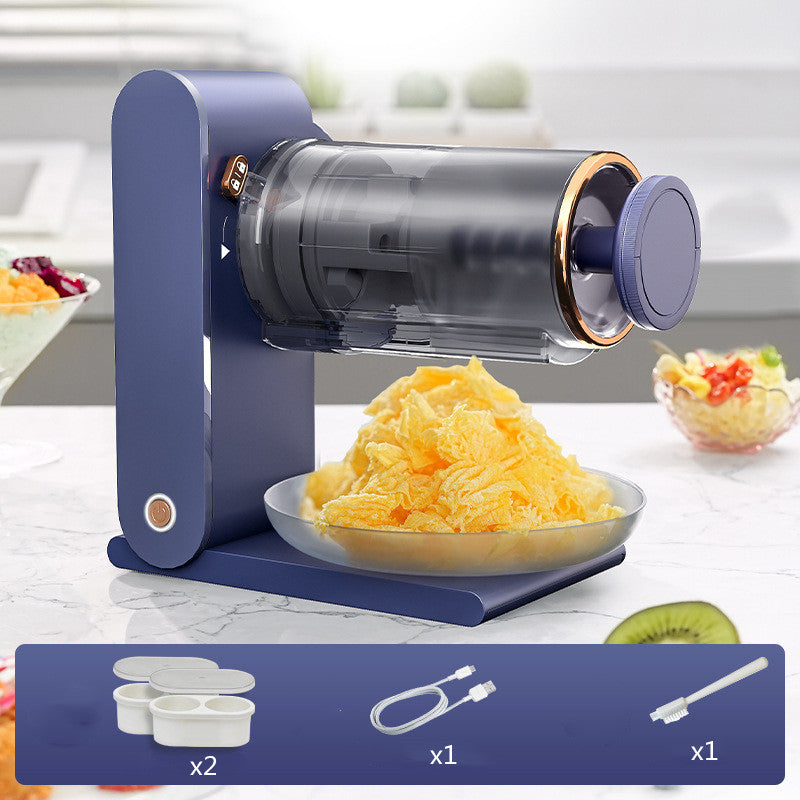 Ice Shaver Automatic Rechargeable Crushing Ice Crusher