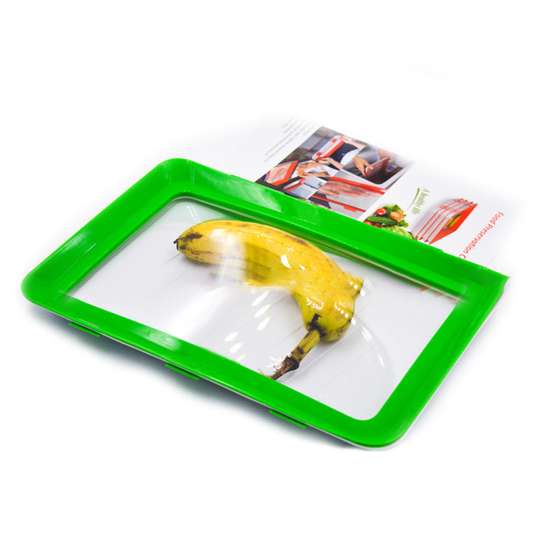 Kitchen Vacuum Plastic Wrap Fresh-keeping Tray Meat Trays Crisper