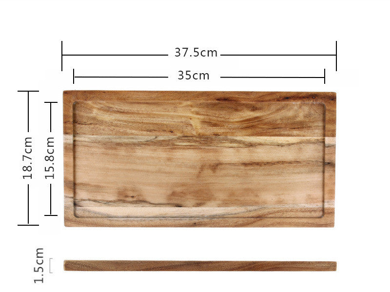 Rectangular Sushi Pastry Dessert Western Steak Plate