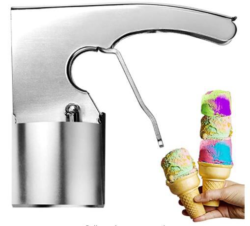 Big Ice Cream Scoop With Spring-powered Trigger Big Volume Scoop