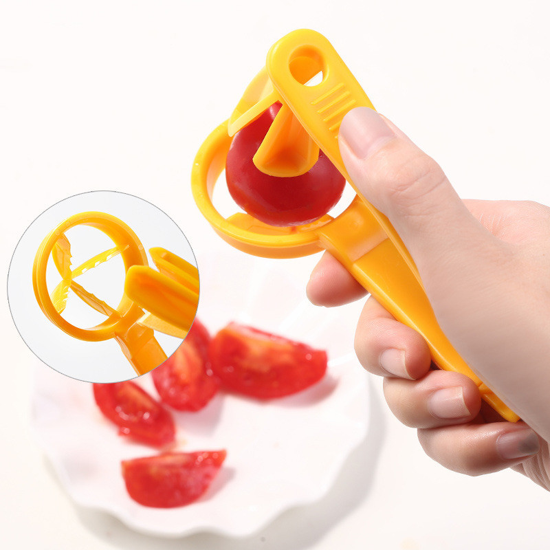 Tomato Slicer Cutter Grape Tools Cherry Kitchen Pizza Fruit Splitter