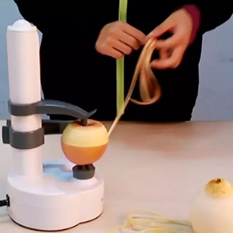 Kitchen Electric Potato Peeler Stainless Steel Automatic Rotating Fruits