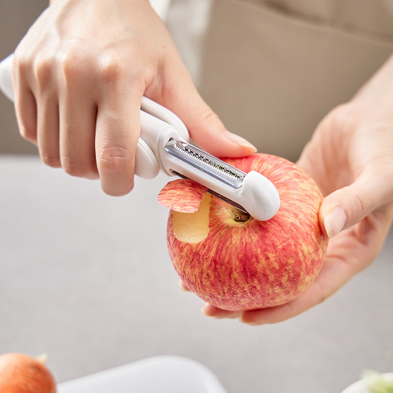 360 Rotating Stainless Steel Peeler 3 In 1 Multifunctional Rotary