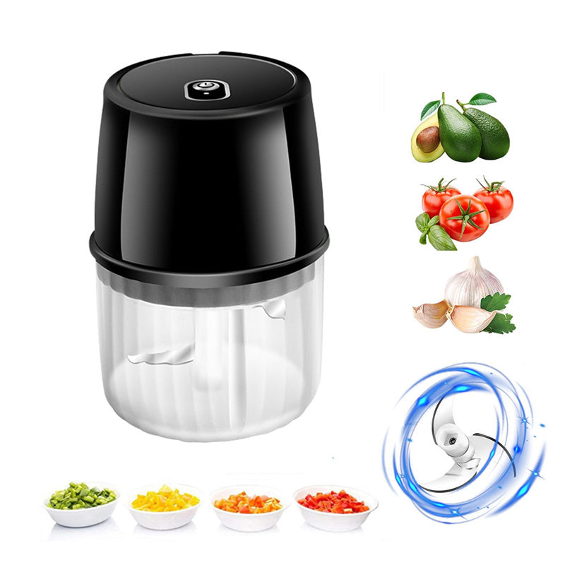 USB Rechargeable Electric Garlic Press Portable Wireless Chopper