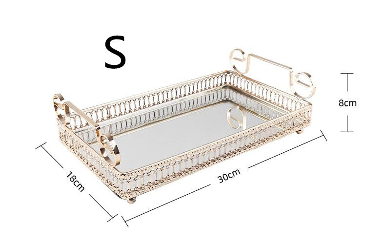 Decorative Ornaments Rectangular Fruit Pastry Tray