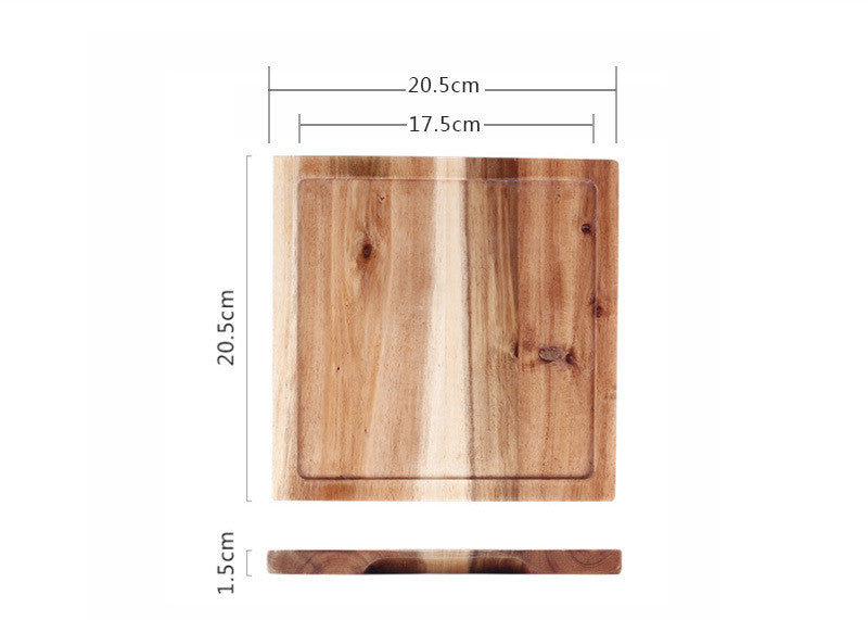Rectangular Sushi Pastry Dessert Western Steak Plate