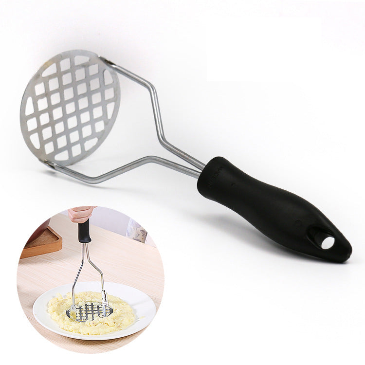 Manual Potato Masher With Wooden Handle Kitchen Gadget
