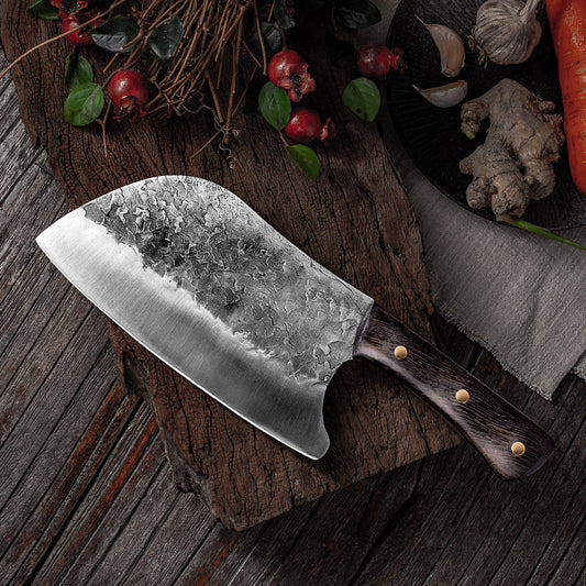 Traditional Pure Manual Forged Stainless Manganese Steel Kitchen Knife