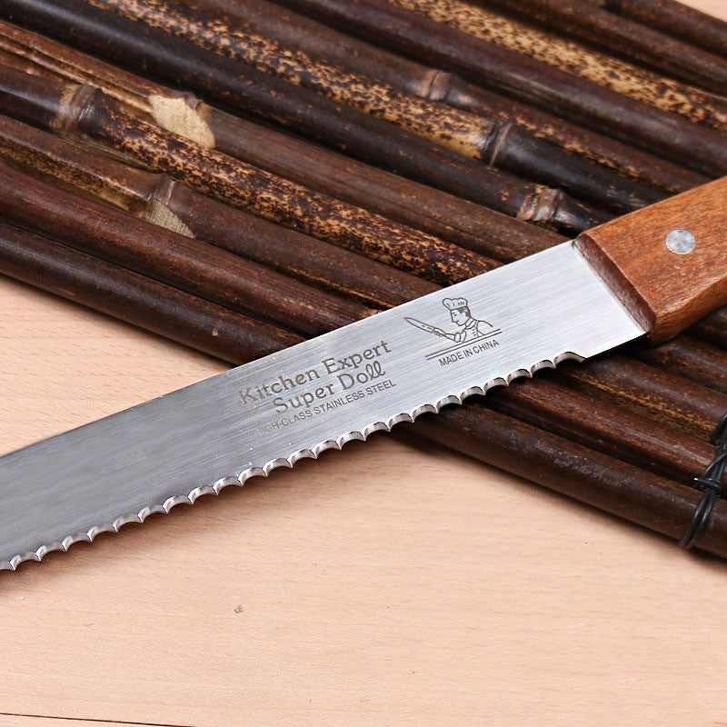 Layered Bread Cutter Toast Serrated Slicing Knife