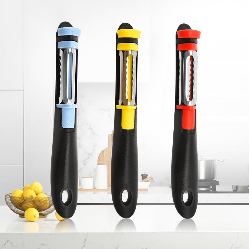 Multifunctional Peeling Knife Stainless Steel Kitchen Fruit Peeler