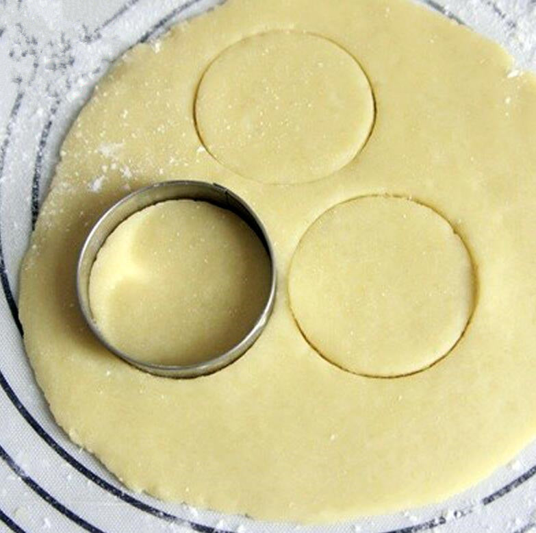 Stainless Steel Round Shape Cookie Cutter Mold Pastry