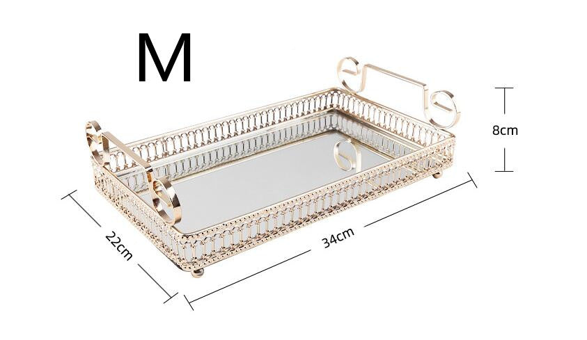 Decorative Ornaments Rectangular Fruit Pastry Tray