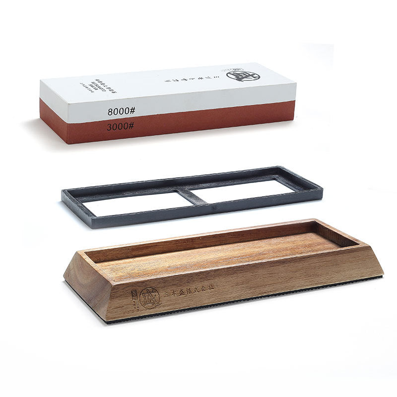 Fine Spatula And Stone Sharpener