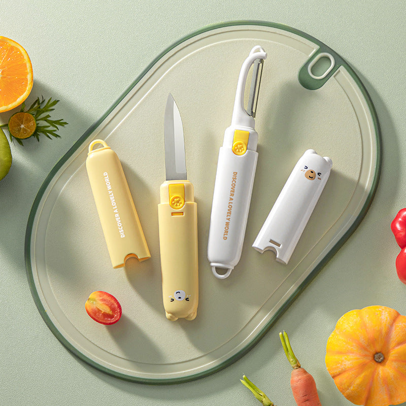Fruit Knife Peeler Multifunctional Household Folding Fruit Knife