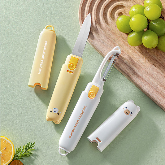 Fruit Knife Peeler Multifunctional Household Folding Fruit Knife