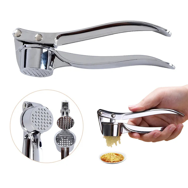 Garlic Press Crusher Mincer Kitchen Stainless Steel Smasher Kitchen Accessories