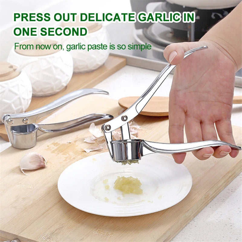 Imitating Stainless Steel Garlic Press Crusher Kitchen Cooking