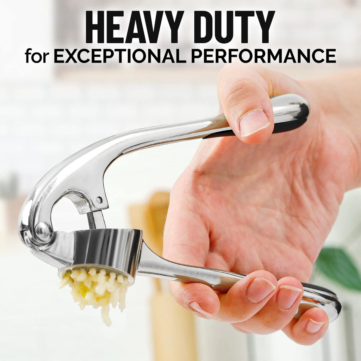 Kitchen Premium Garlic Press Rocker Crusher Easy-Squeeze