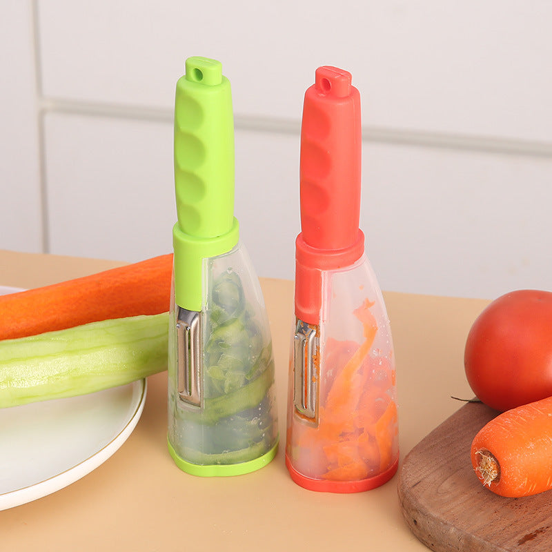 Multifunctional Storage Box Peeler Knife Peeler With Rubbish Bin Slicer