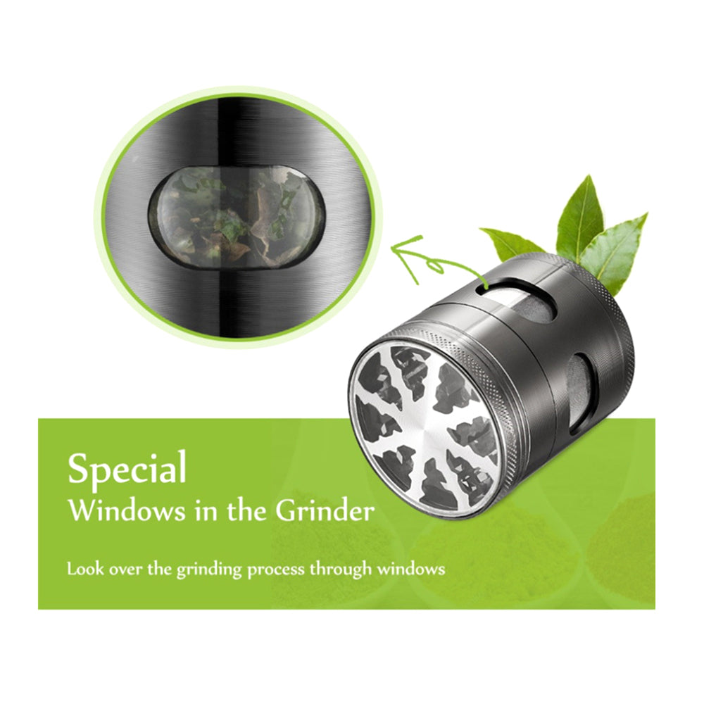 Metal Herb Grinders Crusher 60mm Diameter Multifunctional Grinder