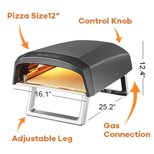Geek Chef Gas Pizza Oven, Pizza Ovens