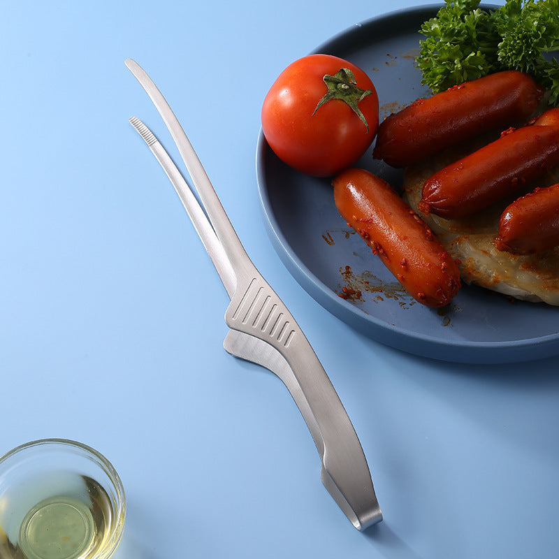 304 Stainless Steel Food Tongs Barbecue Tongs Steak Tongs