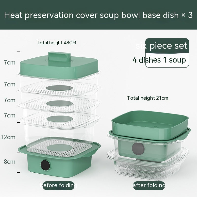 Multi-layer Dish Cover Heat Preservation Kitchen Cover Dining Table