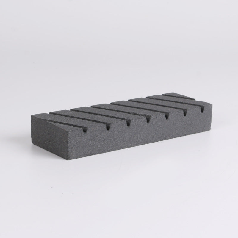 Silicon Carbide Oil Sharpening Stone With Slot For Home Use